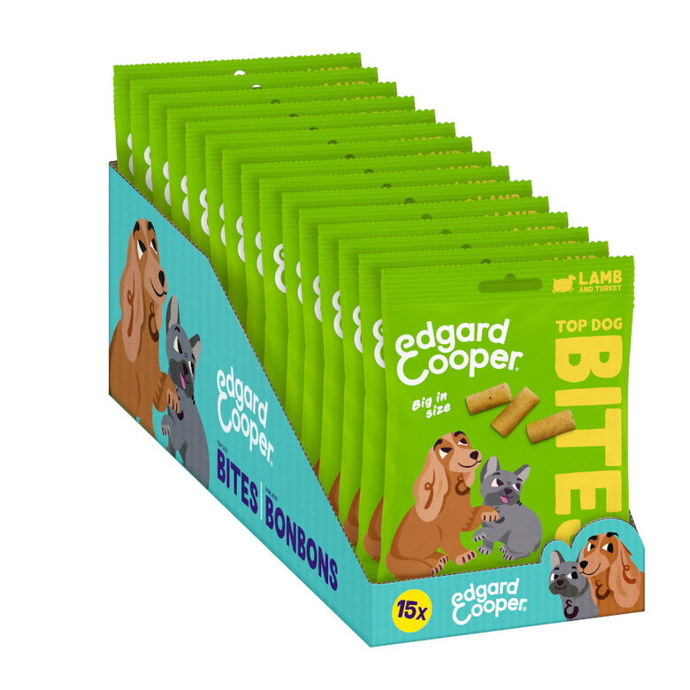 Edgard & Cooper Snacks Grandes de Borrego e Peru para cães , , large image number null